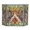 CHLOE Lighting CH3F825DB44-GFS ANISOPTERA PURITY Tiffany-glass 3pcs Folding Dragonfly Fireplace Screen 44" Wide